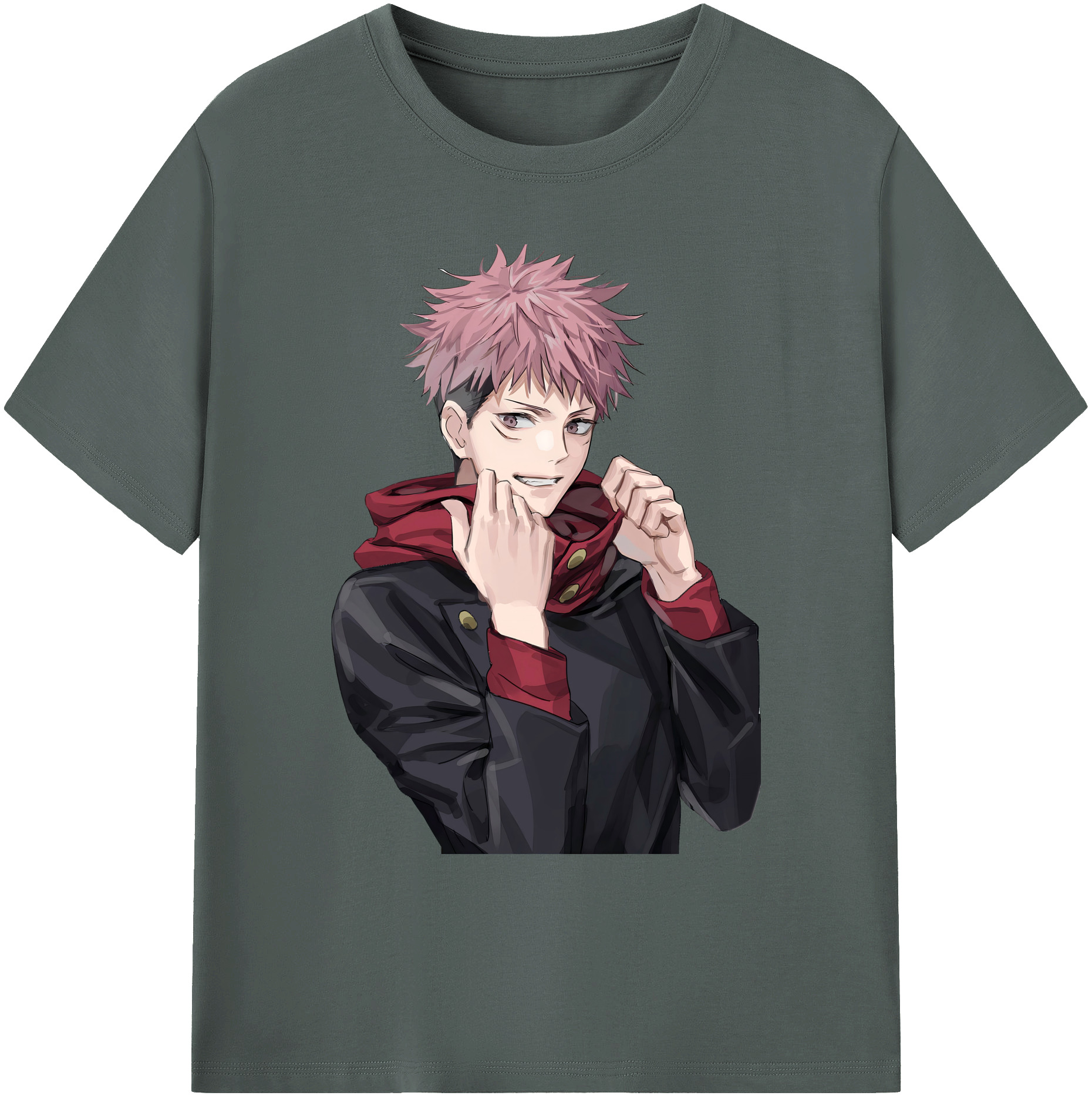 （画像用） 呪術廻戦 Jujutsu Kaisen 綿100％ メンズ半袖Tシャツ｜肌触りやわらか＆通気性